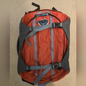 Osprey Porter 46L Travel Backpack Red Carry-on Compatible